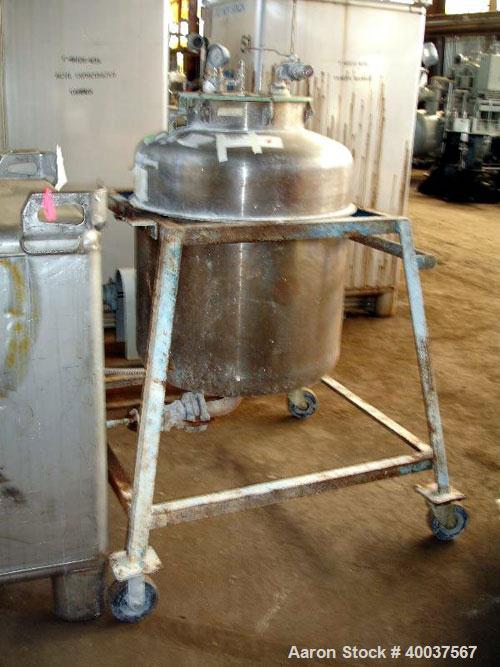 Used- 100 Gallon Stainless Steel Javo N.V. Alkmaar Pressure Tank