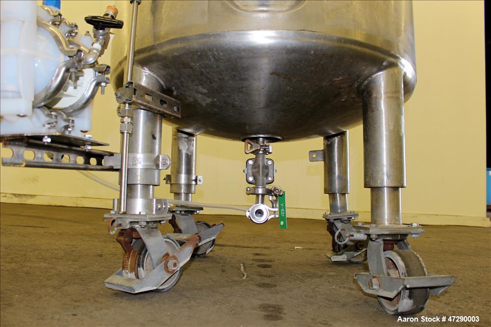 Used- Lee Industries Pressure Tank, Model 100 DBT, 100 Gallons, 316 Stainless St