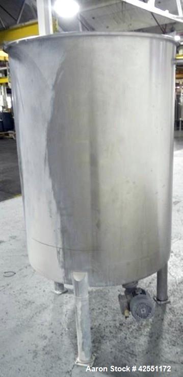 Used- 1000 Liter Stainless Steel Lee Tank, Model 1000LDBT