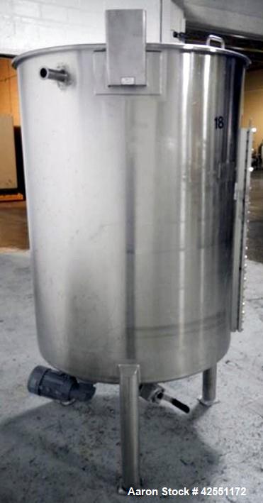 Used- 1000 Liter Stainless Steel Lee Tank, Model 1000LDBT