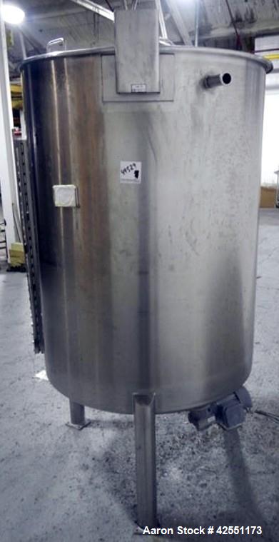 Used 1000 Liter Stainless Steel Lee tank, Model 1000LDBT