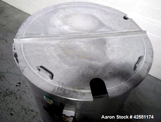 Used 1000 Liter Stainless Steel Lee tank, Model 1000LDBT