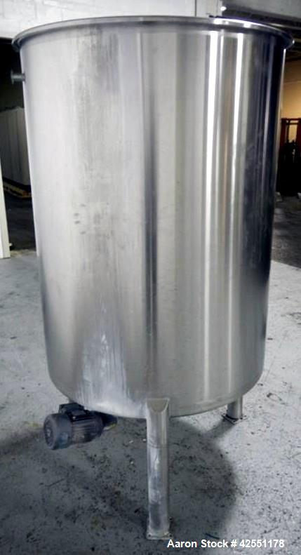 Used 1000 Liter Stainless Steel Lee tank, Model 1000LDBT