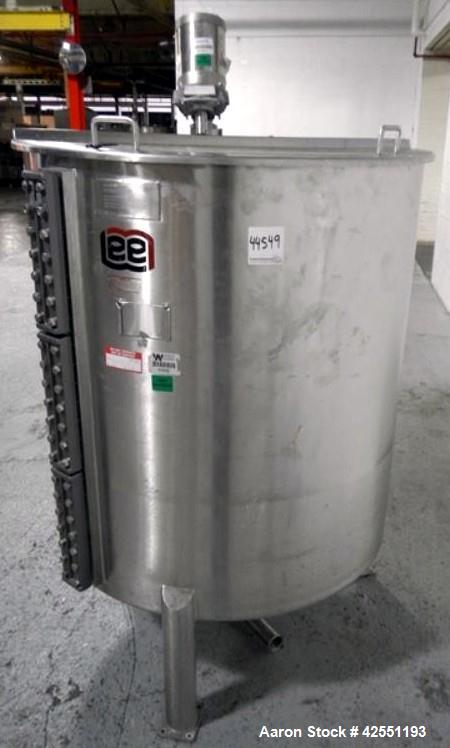 Used 1000 Liter Stainless Steel Lee Tank, Model 1000LSS