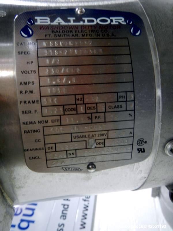 Used 1000 Liter Stainless Steel Lee Tank, Model 1000LSS