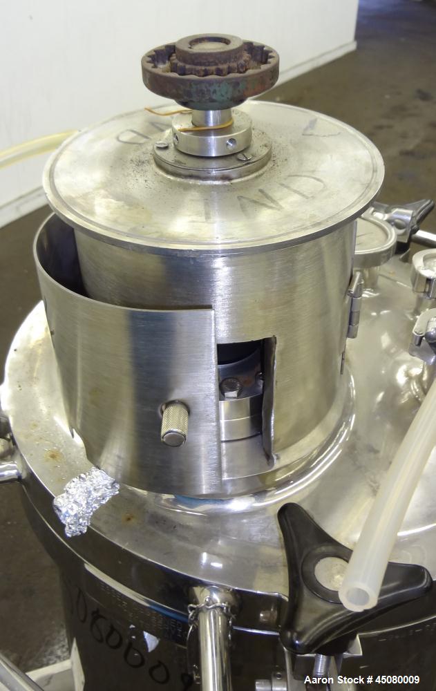 Used 100 Liter Stainless Steel Lee Industries Pressure Tank, Model 100CBT