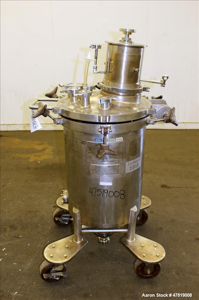 Used Lee Industries Mix Tank, Model 100LCBT, 26.4 Gallon (100 Liter), 316 Stain