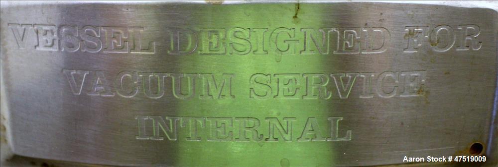 Used Lee Industries Mix Tank, Model 100LCBT, 26.4 Gallon (100 Liter), 316 Stain