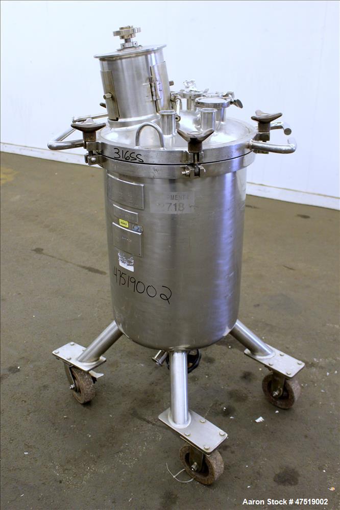 Used Lee Industries Mix Tank, Model 100LCBT, 26.4 Gallon (100 Liter), 316 Stain