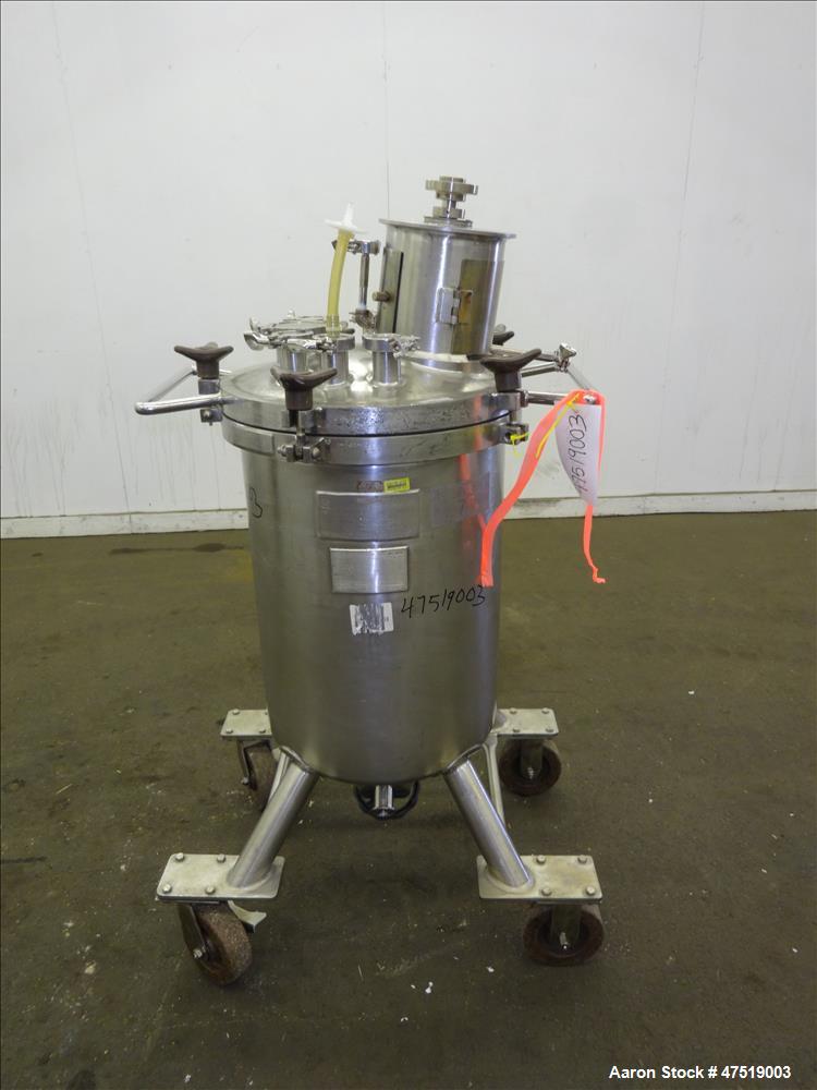 Used Lee Industries Mix Tank, Model 100LCBT, 26.4 Gallon (100 Liter), 316 Stain