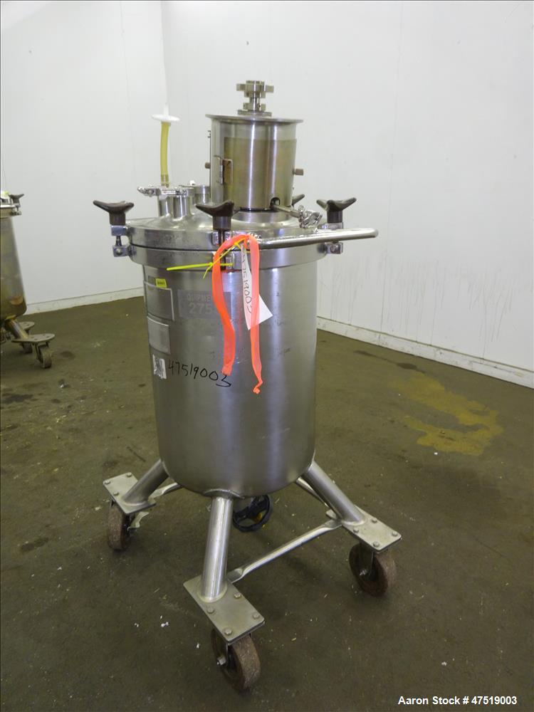 Used Lee Industries Mix Tank, Model 100LCBT, 26.4 Gallon (100 Liter), 316 Stain