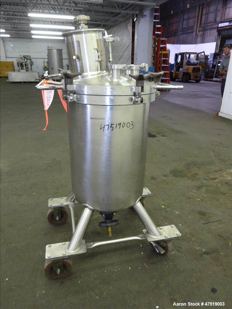 Used Lee Industries Mix Tank, Model 100LCBT, 26.4 Gallon (100 Liter), 316 Stain