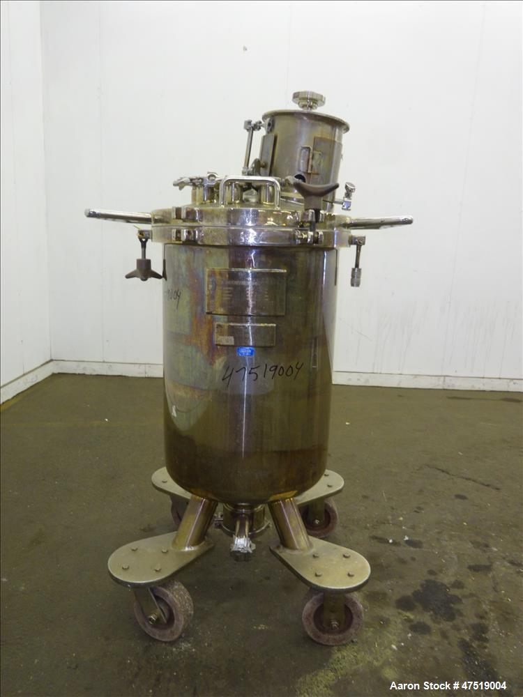 Used Lee Industries Mix Tank, Model 100LCBT, 26.4 Gallon (100 Liter), 316 Stain