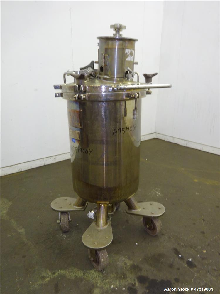 Used Lee Industries Mix Tank, Model 100LCBT, 26.4 Gallon (100 Liter), 316 Stain