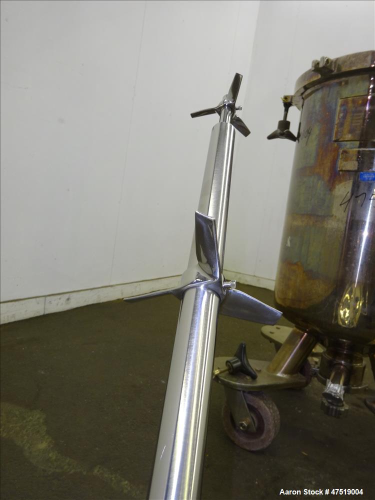 Used Lee Industries Mix Tank, Model 100LCBT, 26.4 Gallon (100 Liter), 316 Stain
