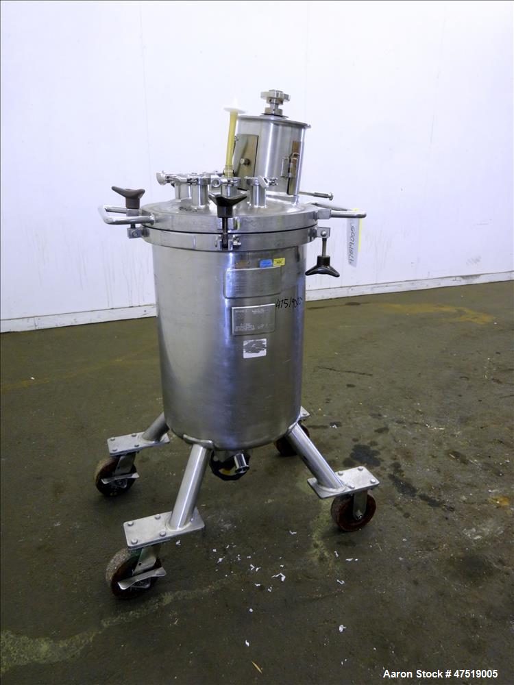 Used Lee Industries Mix Tank, Model 100LCBT, 26.4 Gallon (100 Liter), 316 Stain