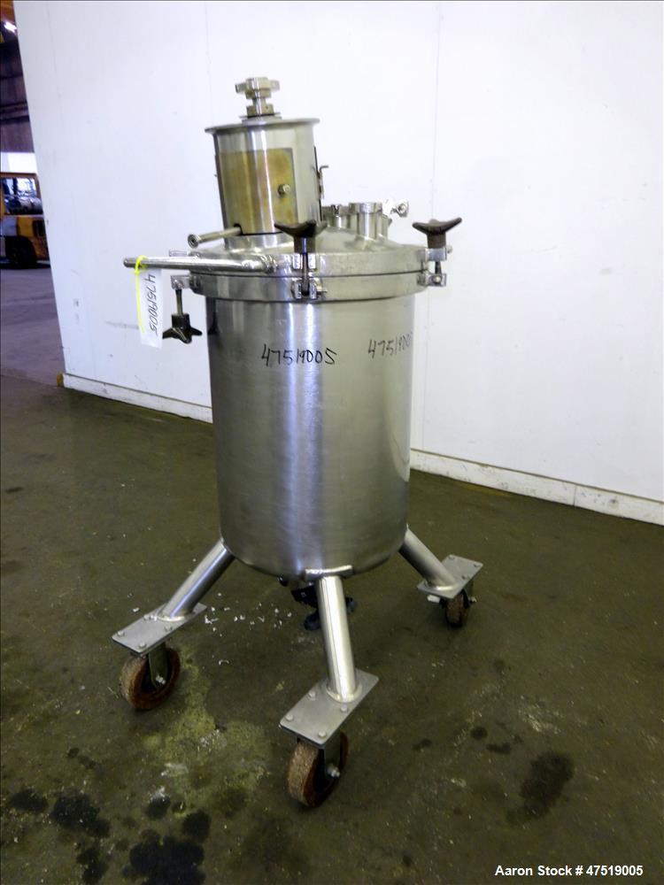 Used Lee Industries Mix Tank, Model 100LCBT, 26.4 Gallon (100 Liter), 316 Stain
