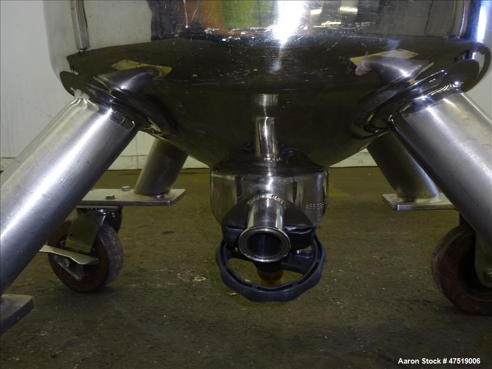 Used Lee Industries Mix Tank, Model 100LCBT, 26.4 Gallon (100 Liter), 316 Stain