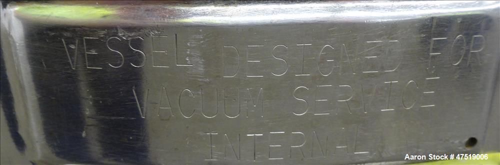 Used Lee Industries Mix Tank, Model 100LCBT, 26.4 Gallon (100 Liter), 316 Stain