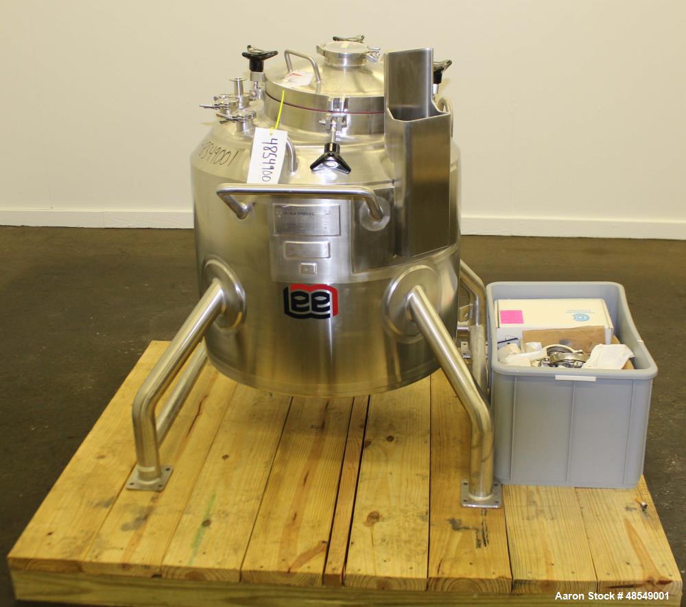 Used Lee Industries Pressure Tank, 31.7 Gallon (120 Liter), Model 120LSS, 316L