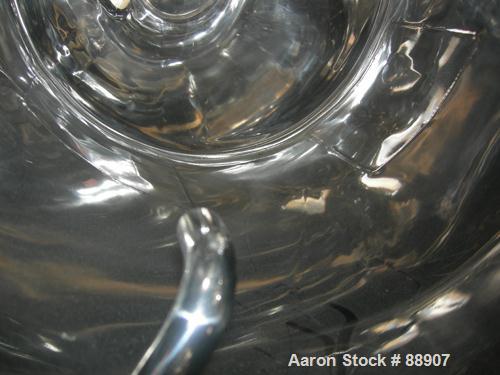 USED: Lee tank, 25 gallon, 304 stainless steel, vertical. 18" diameter x 22" straight side x 12" cone. Dish bolt on top. Off center Lightnin agitator, model V5C18N. 1" diameter 2 piece shaft with a 3...