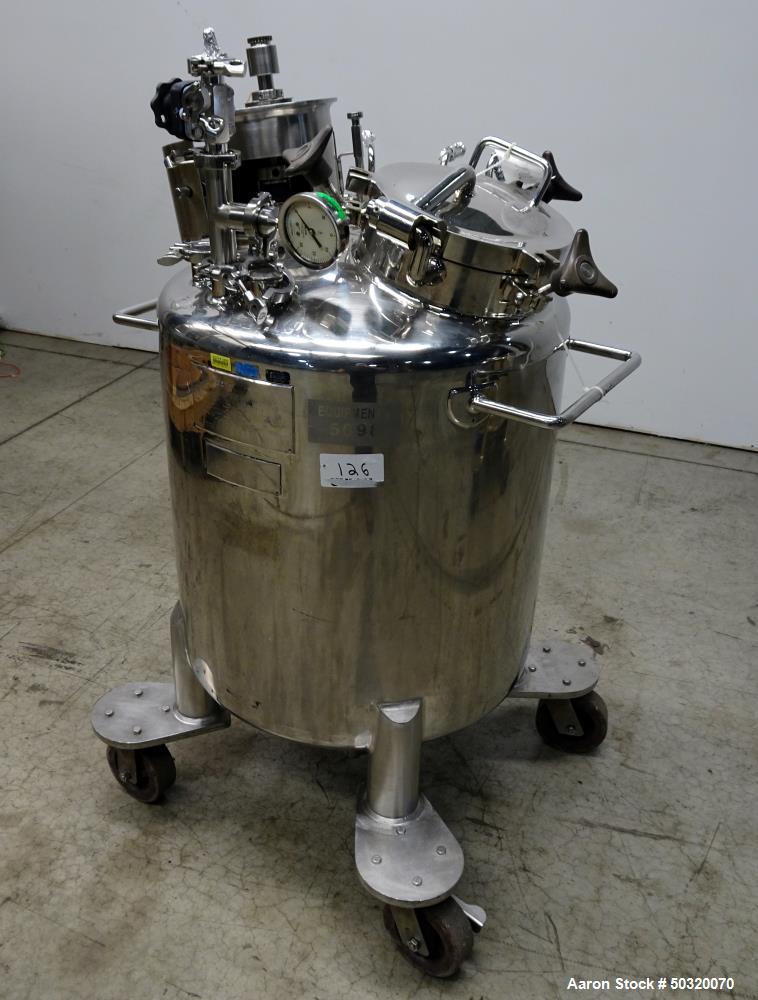 Used Lee Industries Pressure Mix Tank, 200 Liter, Model 200 LDBT