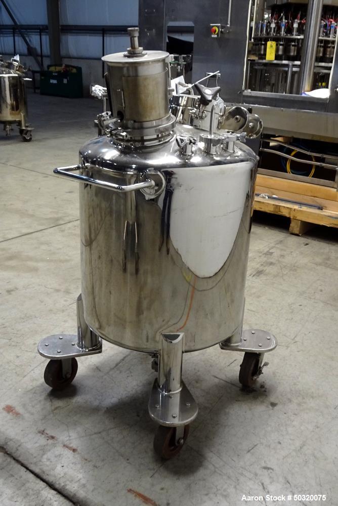 Used- Lee Industries Pressure Mix Tank, 200 Liter, Model 200 LDBT