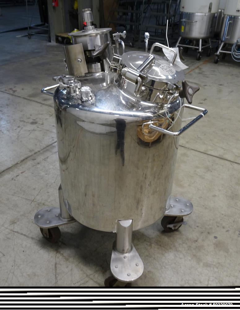 Used- Lee Industries Pressure Mix Tank, 200 Liter, Model 200 LDBT