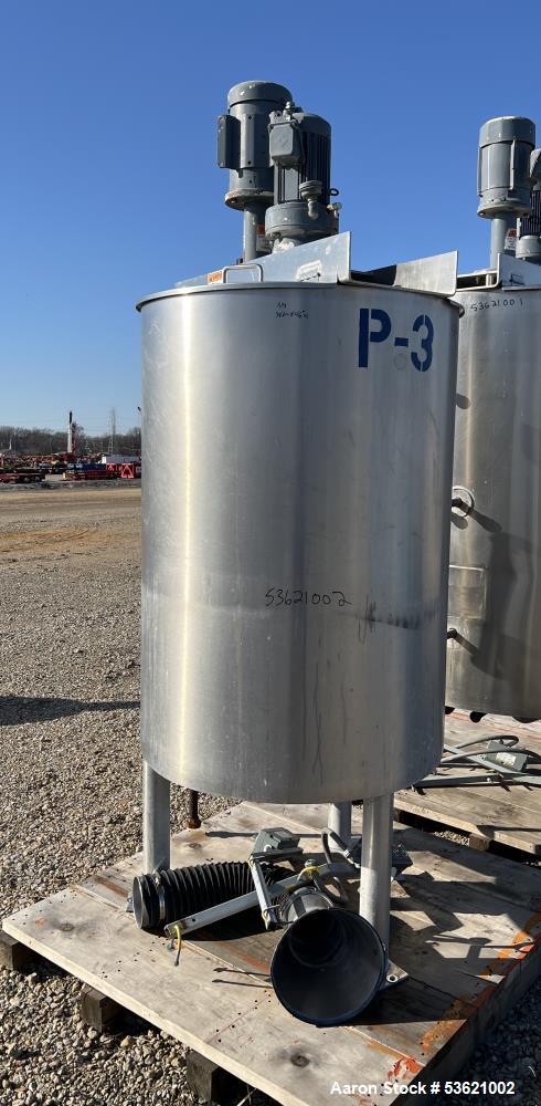 Lee Industries 200 Gallon Model 200U7S Stainless Steel Vertical Agitated Kettle