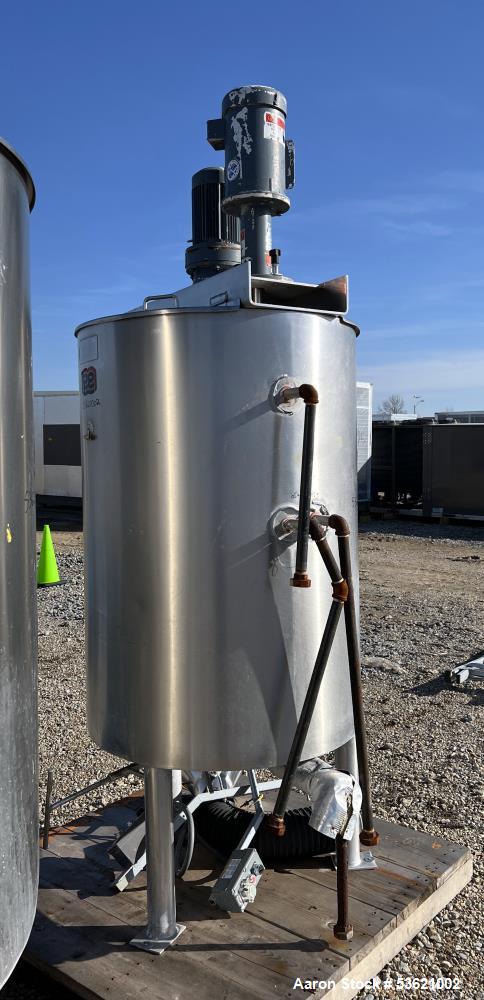 Lee Industries 200 Gallon Model 200U7S Stainless Steel Vertical Agitated Kettle