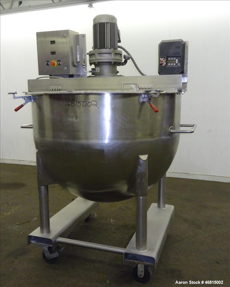 Used Lee Industries Single Motion Mixing Tank, Model 250A, 250 Gallon