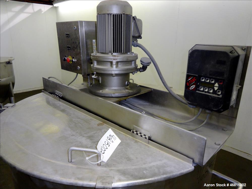 Used Lee Industries Single Motion Mixing Tank, Model 250A, 250 Gallon