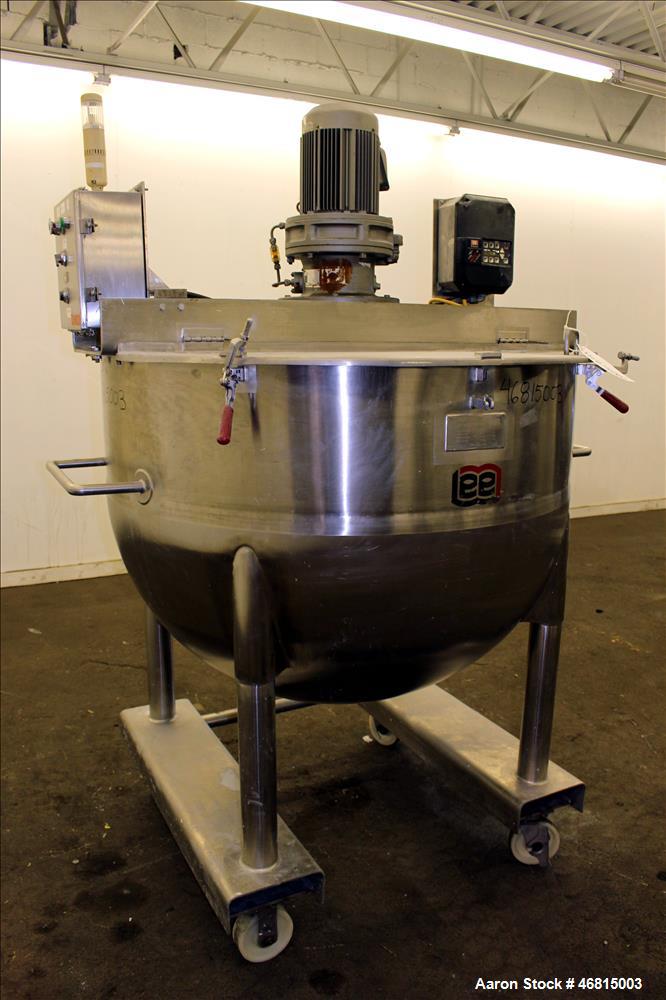 Used- Lee Industries Single Motion Mixing Tank, Model 250A7S, 250 Gallon