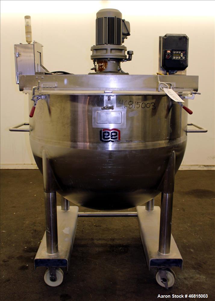 Used Lee Industries Single Motion Mixing Tank, Model 250A7S, 250 Gallon