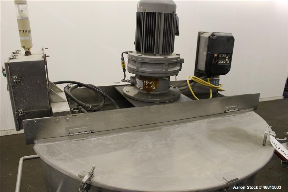 Used Lee Industries Single Motion Mixing Tank, Model 250A7S, 250 Gallon