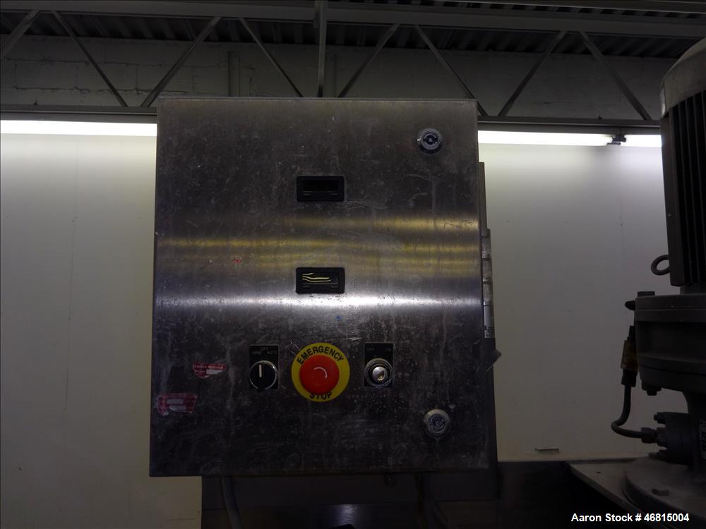 Used Lee Industries Single Motion Mixing Tank, Model 250A7S, 250 Gallon