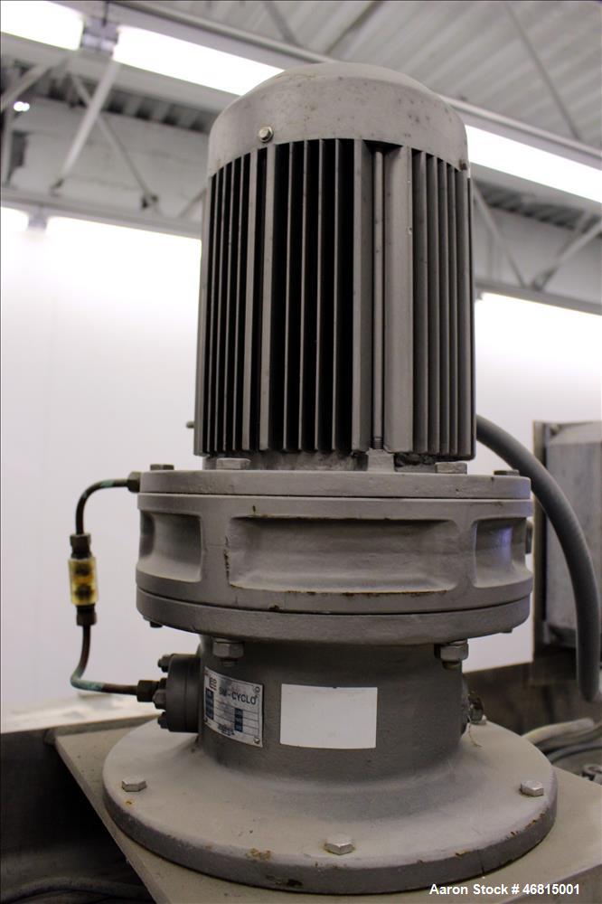 Used Lee Industries Single Motion Mixing Tank, 250 Gallon, 316 Stainless steel,
