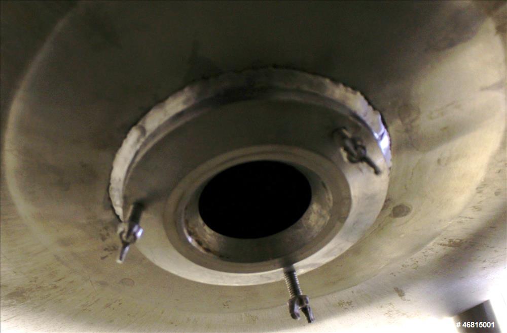 Used Lee Industries Single Motion Mixing Tank, 250 Gallon, 316 Stainless steel,