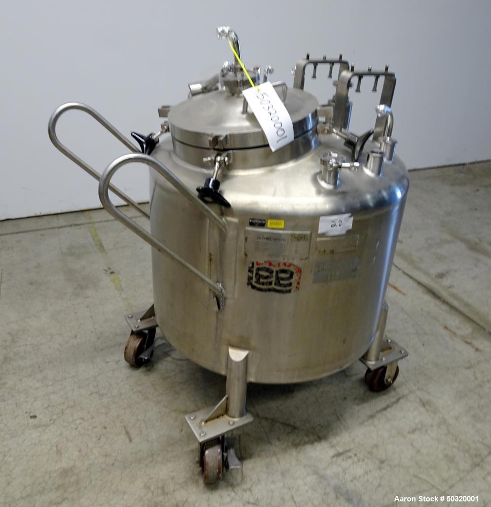 Used Lee Industries Pressure Mix Tank, 250 Liter, Model 250 LDBT