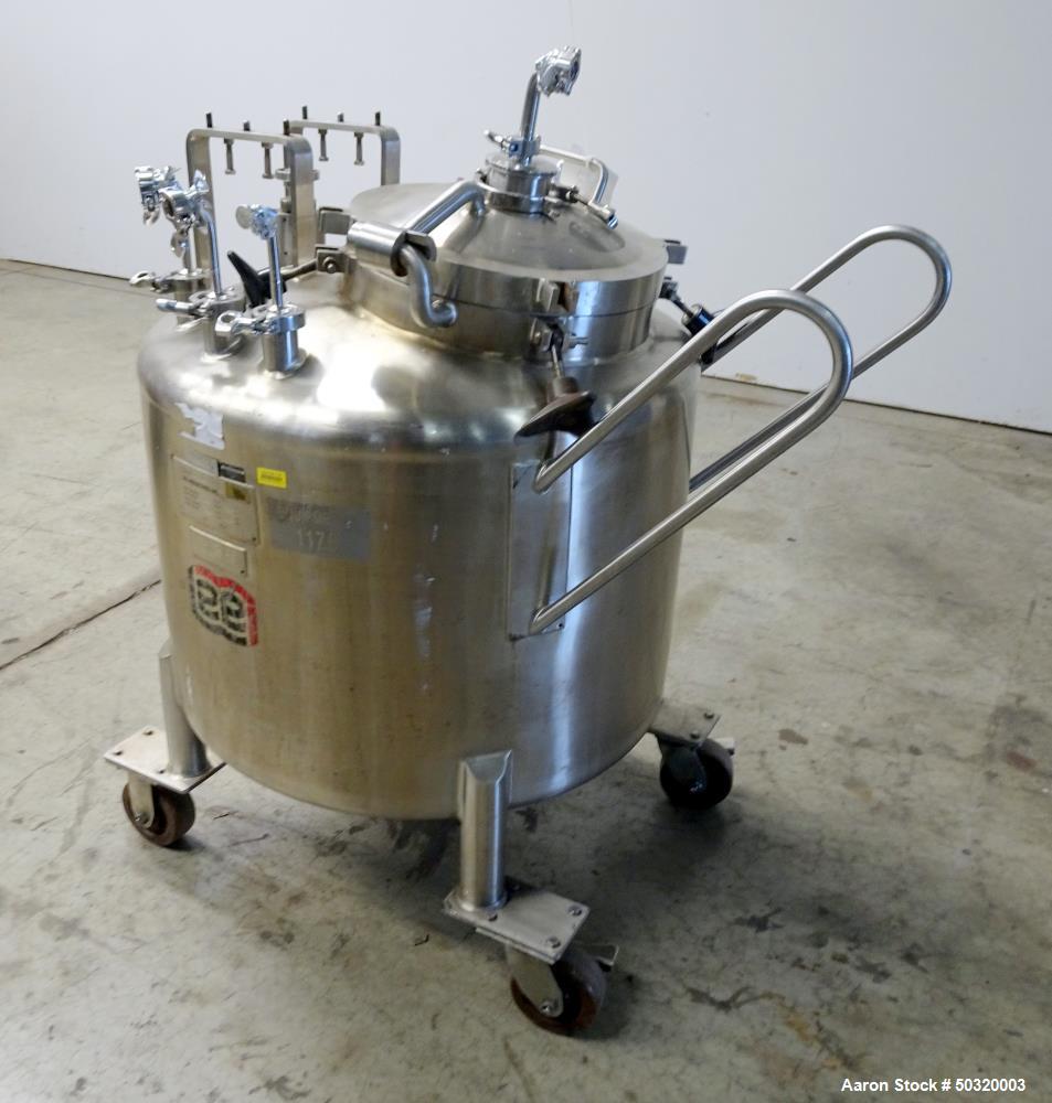 Used- Lee Industries Pressure Mix Tank, 250 Liter, Model 250 LDBT,