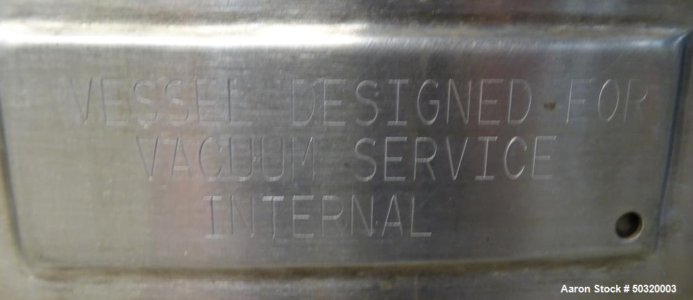 Used Lee Industries Pressure Mix Tank, 250 Liter, Model 250 LDBT,