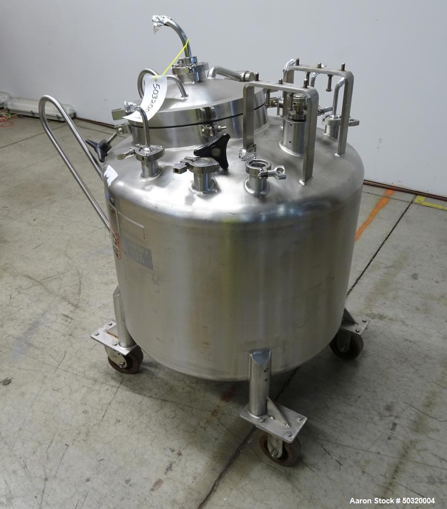 Used- Lee Industries Pressure Mix Tank, 250 Liter, Model 250 LDBT,