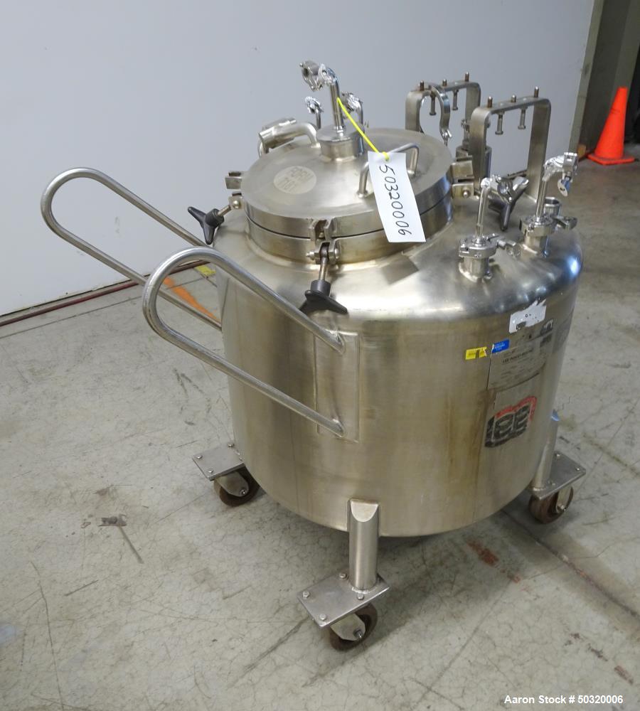 Used Lee Industries Pressure Mix Tank, 250 Liter, Model 250 LDBT