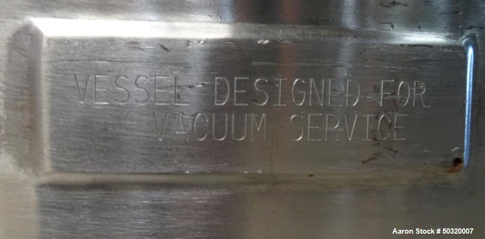 Used Lee Industries Pressure Mix Tank, 250 Liter
