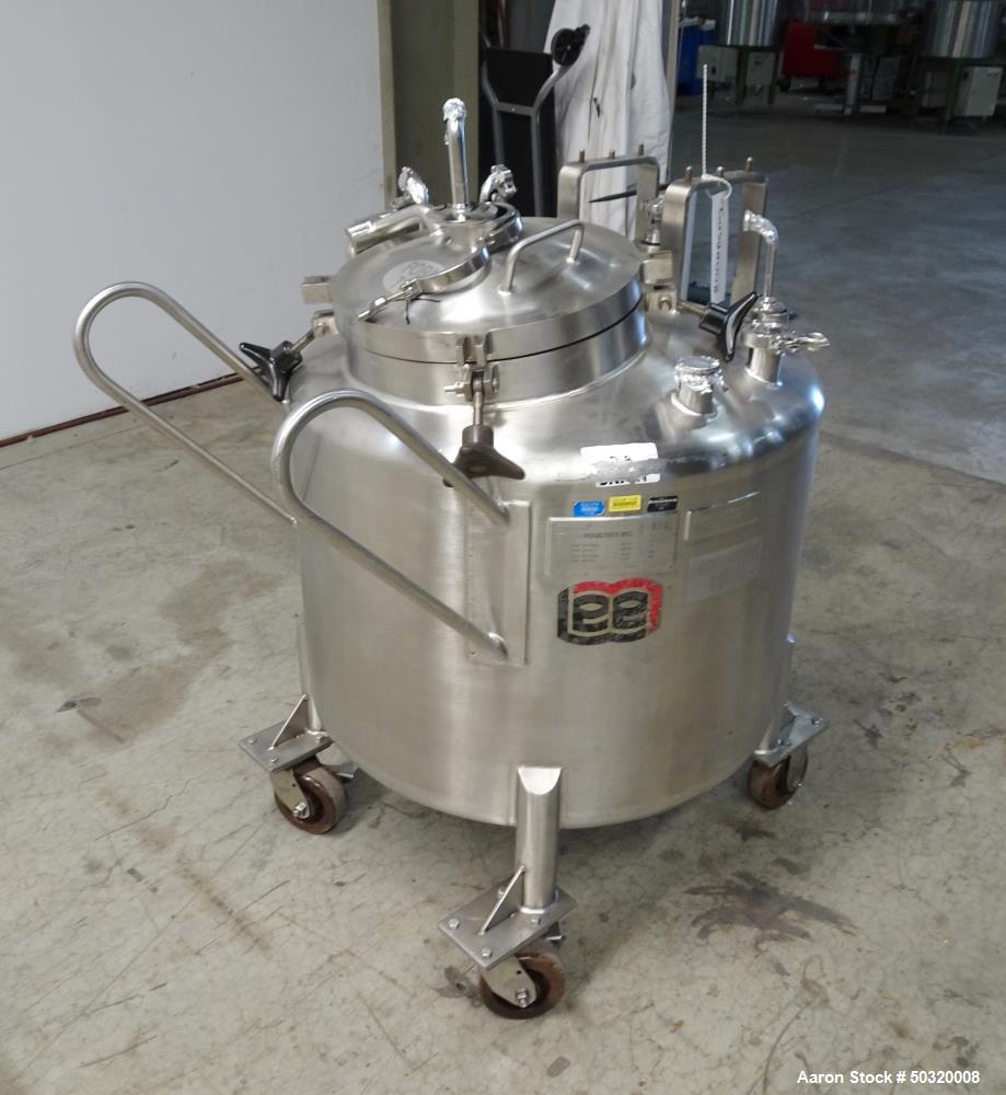 Used Lee Industries Pressure Mix Tank, 250 Liter, Model 250 LDBT