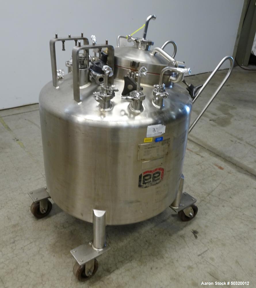 Used Lee Industries Pressure Mix Tank, 250 Liter, Model 250 LDBT