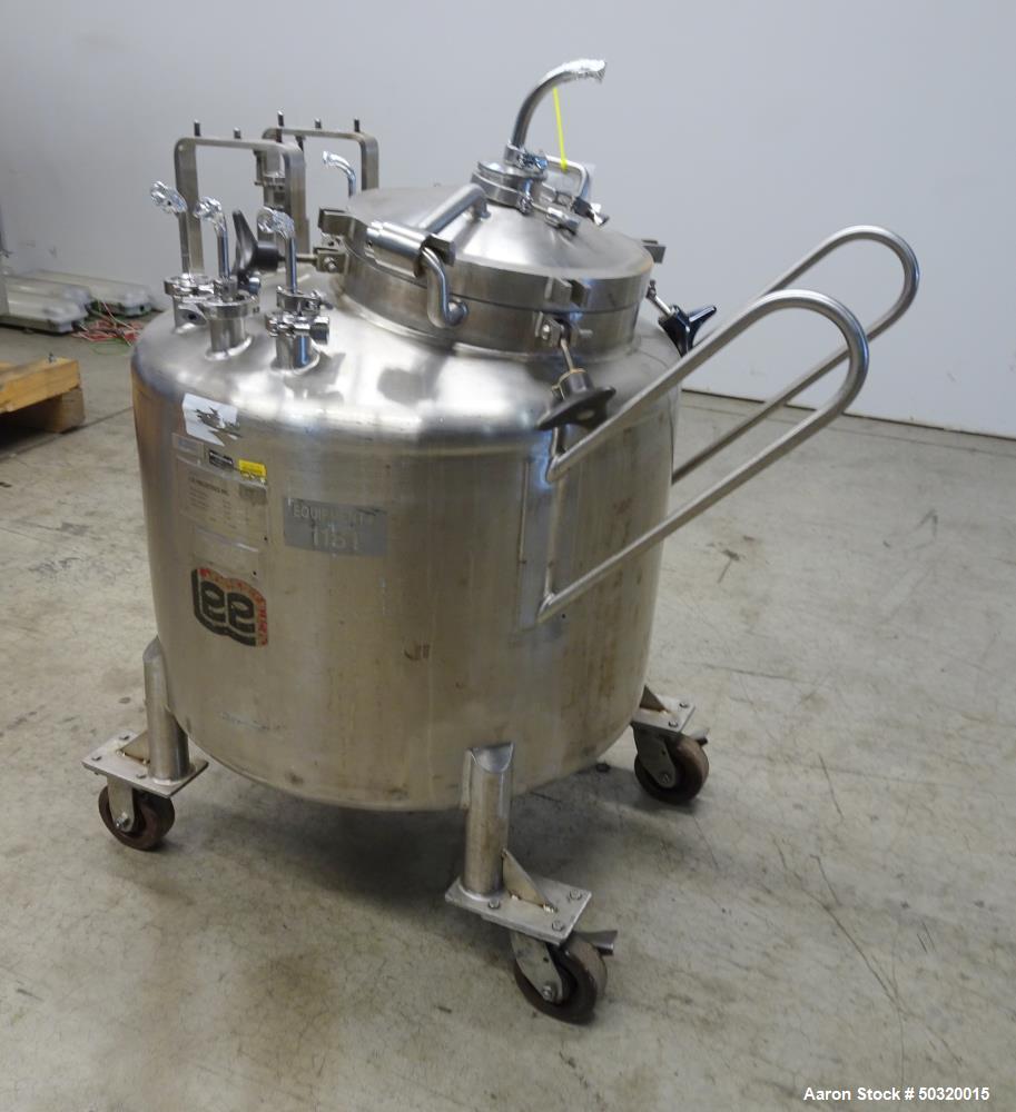 Used- Lee Industries Pressure Mix Tank, 250 Liter, Model 250 LDBT,