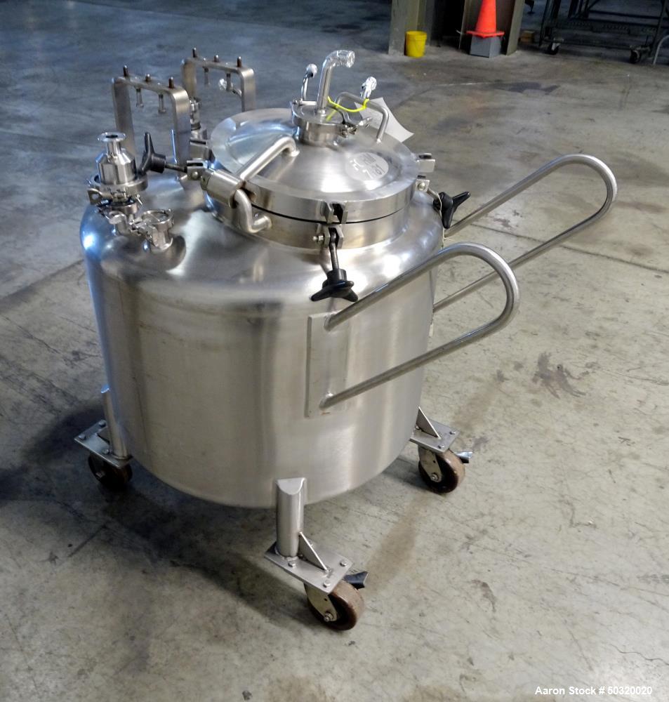 Used- Lee Industries Pressure Mix Tank, 250 Liter, Model 250 LDBT