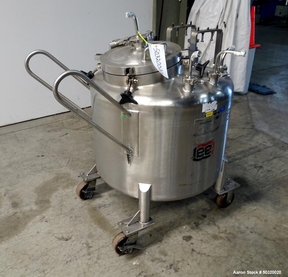 Used Lee Industries Pressure Mix Tank, 250 Liter, Model 250 LDBT