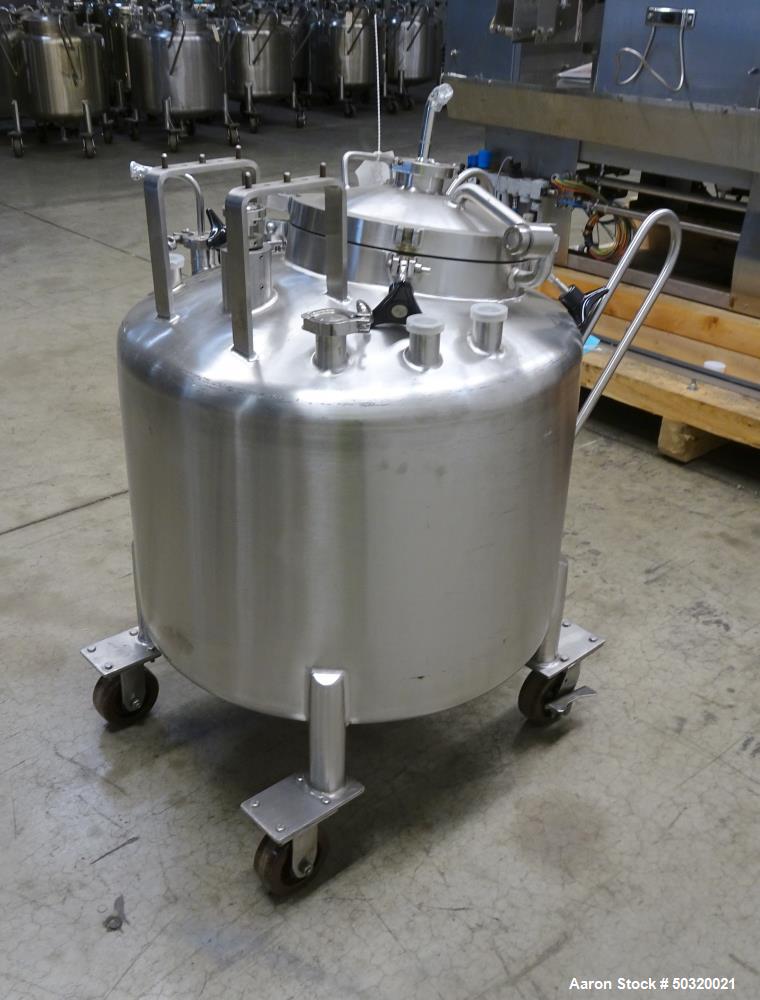 Used- Lee Industries Pressure Mix Tank, 250 Liter, Model 250 LDBT